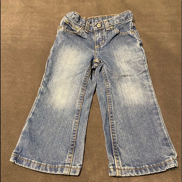 💥3/$25💥 Size 3 Years BabyGap 1969 Toddler Jeans. Distressed Denim Adjust Waist - Picture 1 of 5